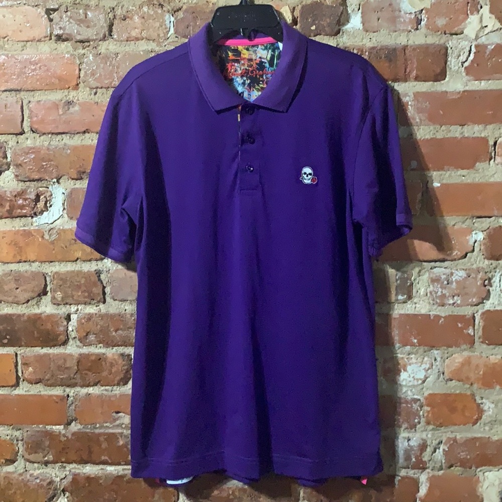 Robert Graham Easton CLassic Fit Skull Polo USM